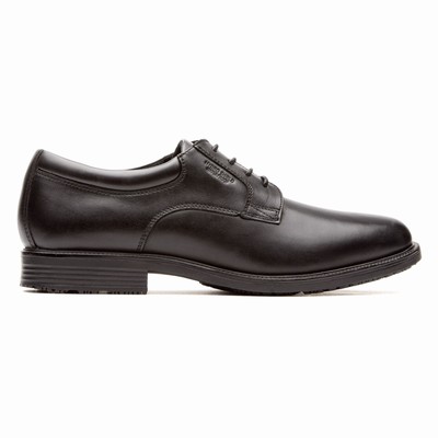 Sapatos Oxfords Rockport Essential Details Waterproof Plain Toe Homem Pretas PT-45018